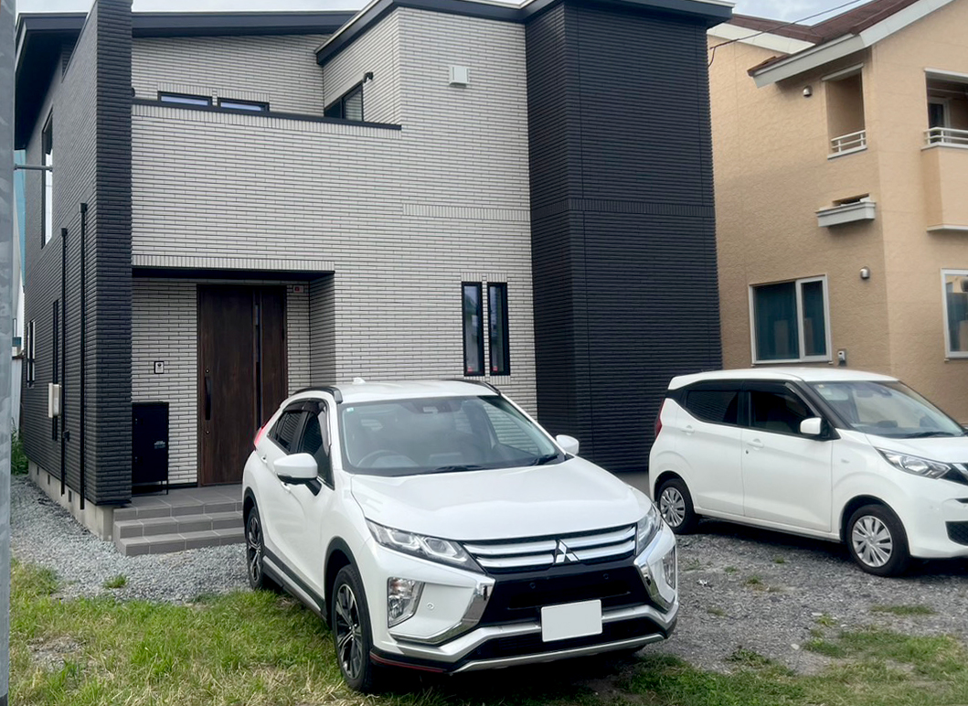 人工芝目地の土間コン