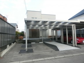 カーポート ポリカ屋根 折板 カーポート ポリカ屋根 折板