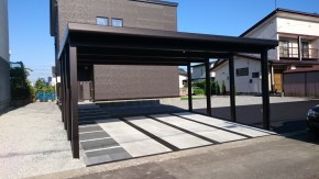 2台用カーポート 折板 2m 積雪2m 2台用カーポート 折板 2m積雪2m