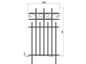 アイアンフェンス　H90W60