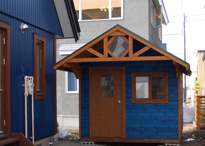 物置 ミニハウス 旭川 エクステリア 外構 グリーン造園